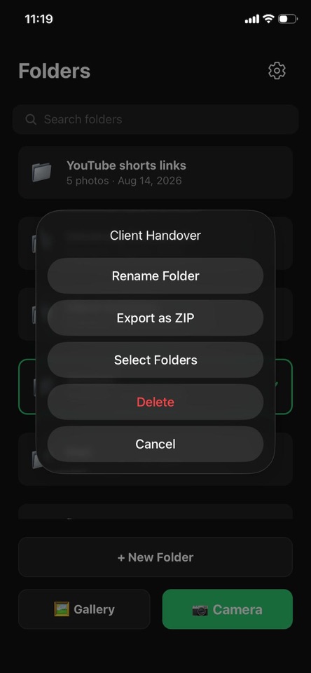 ToFolder screenshot 7