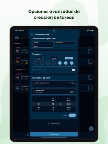 Skillion: Gamifica tu vida iPad screenshot 8