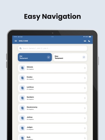 Good News Bible (GNB) iPad screenshot