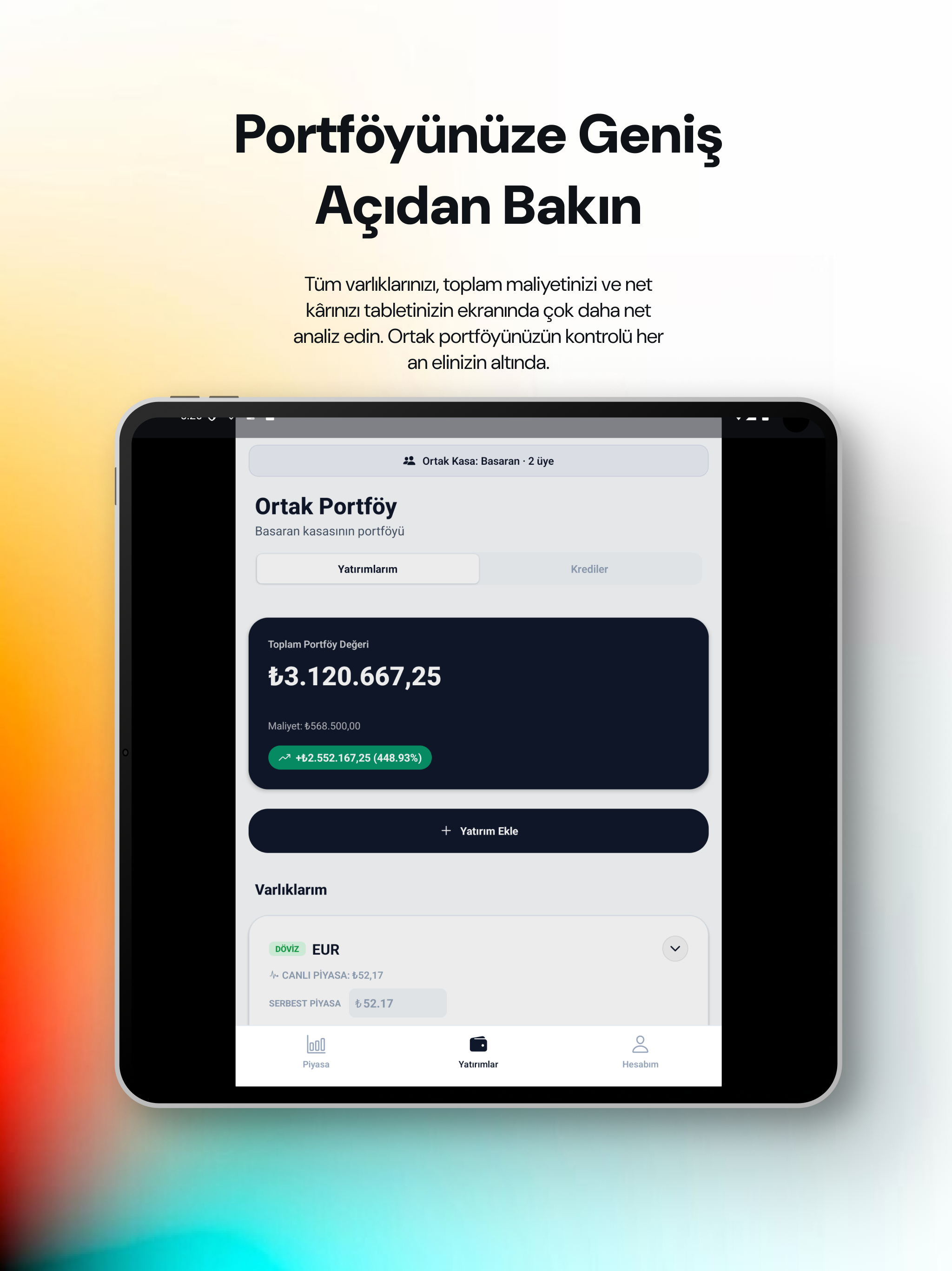Marj: Finansal İzleme & Analiz