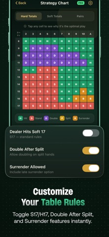 Blackjack Trainer: TwentyOne Screenshot 8 of 8