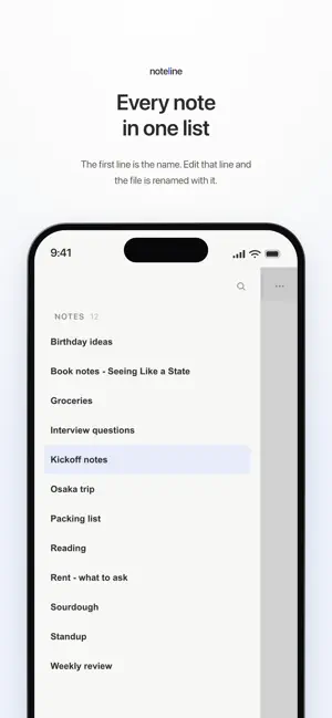 Noteline - Markdown Notes screenshot 4