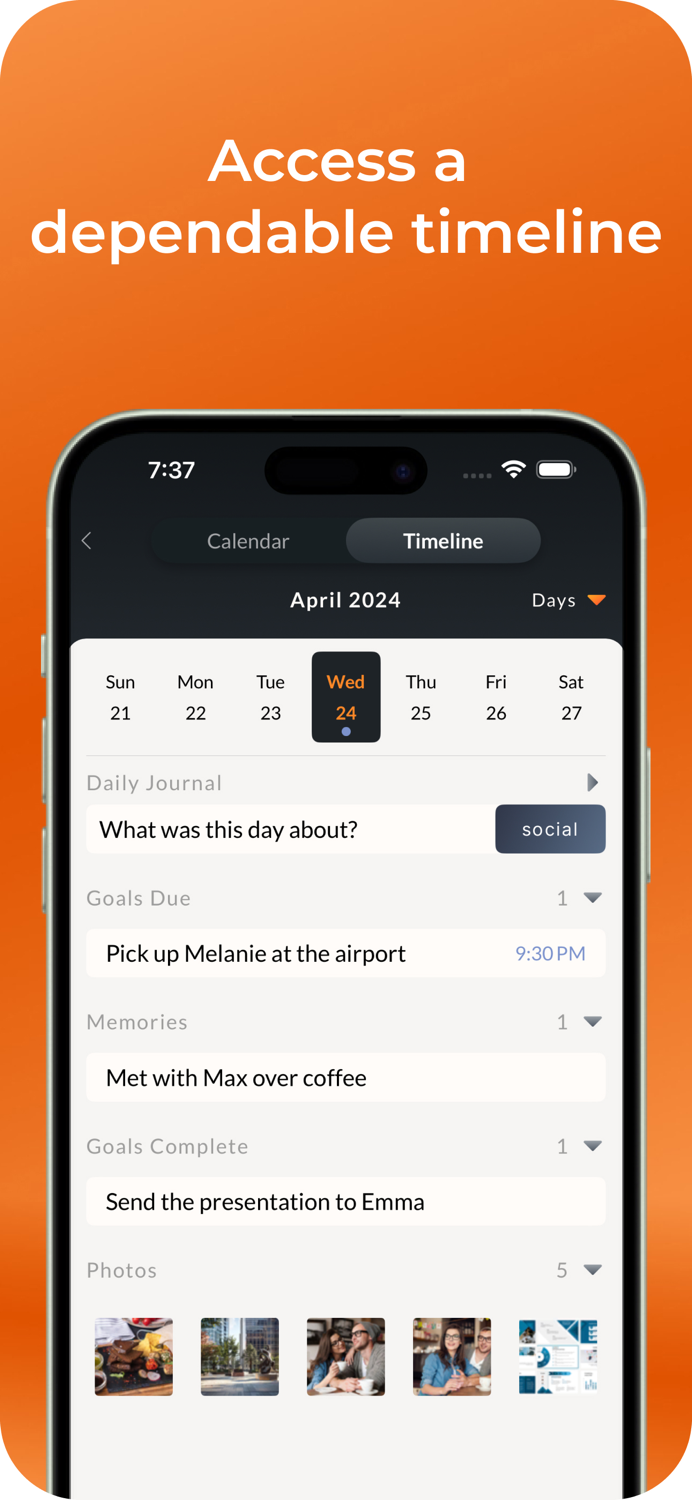 empiriq private timeline