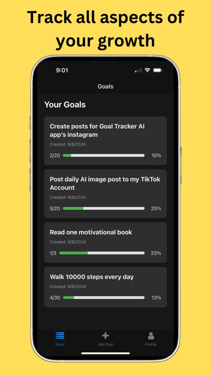 Aimly: 100 Day Goal Challenge