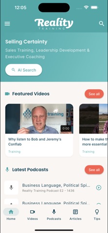 Reality Training iPhone screenshot