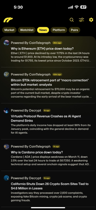 CryptoFlux Screenshot 4 of 5