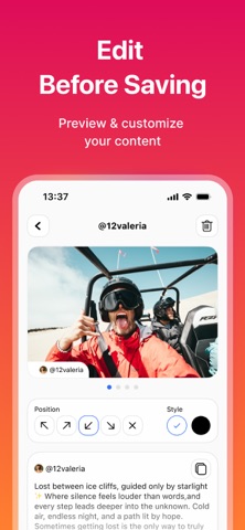 Repost: Video downloader screenshot