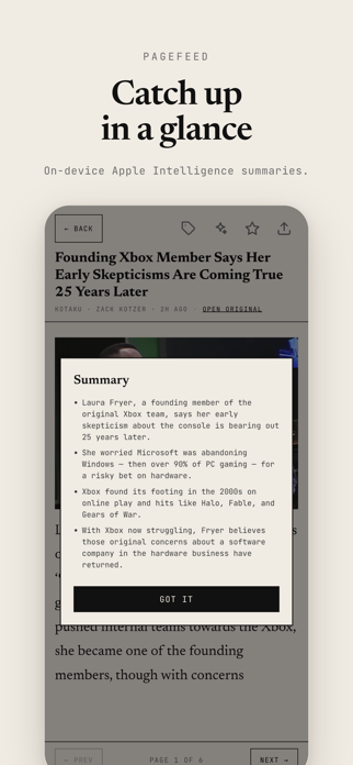 PageFeed Screenshot 3 of 6