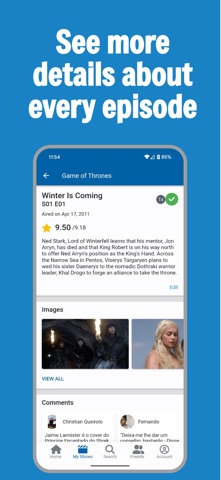 Series Database: TV Tracker iPhone screenshot