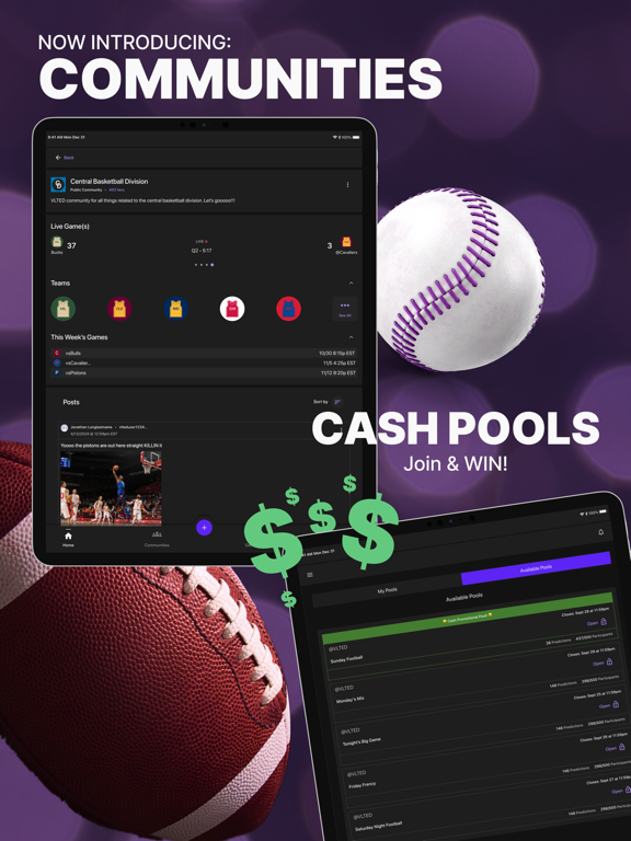 VLTED iPad screenshot 3 - Sports app