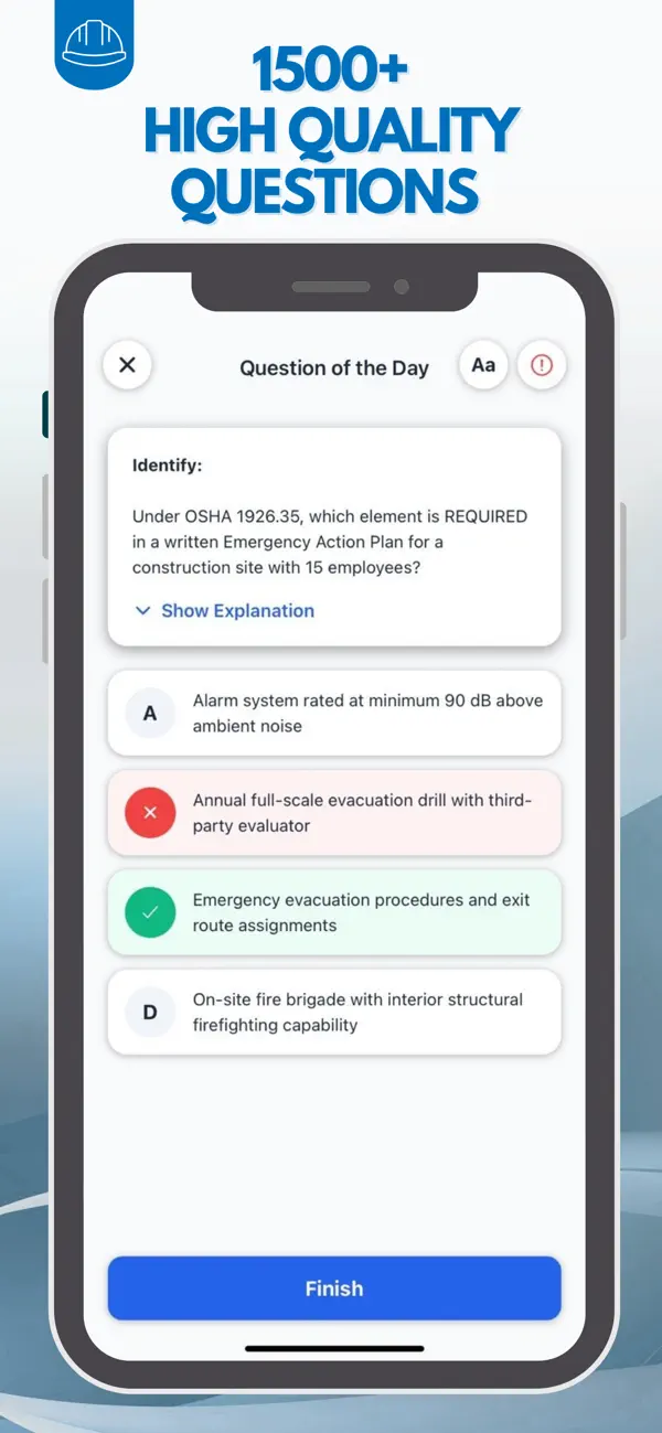 Screenshot #2 pour BCSP CHST Exam Prep 2026