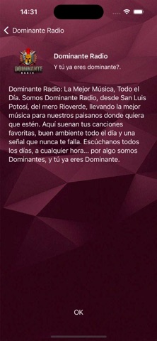 Radio Dominante iPhone screenshot