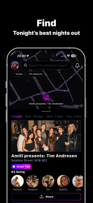 afterhours: London nightlife screenshot 2
