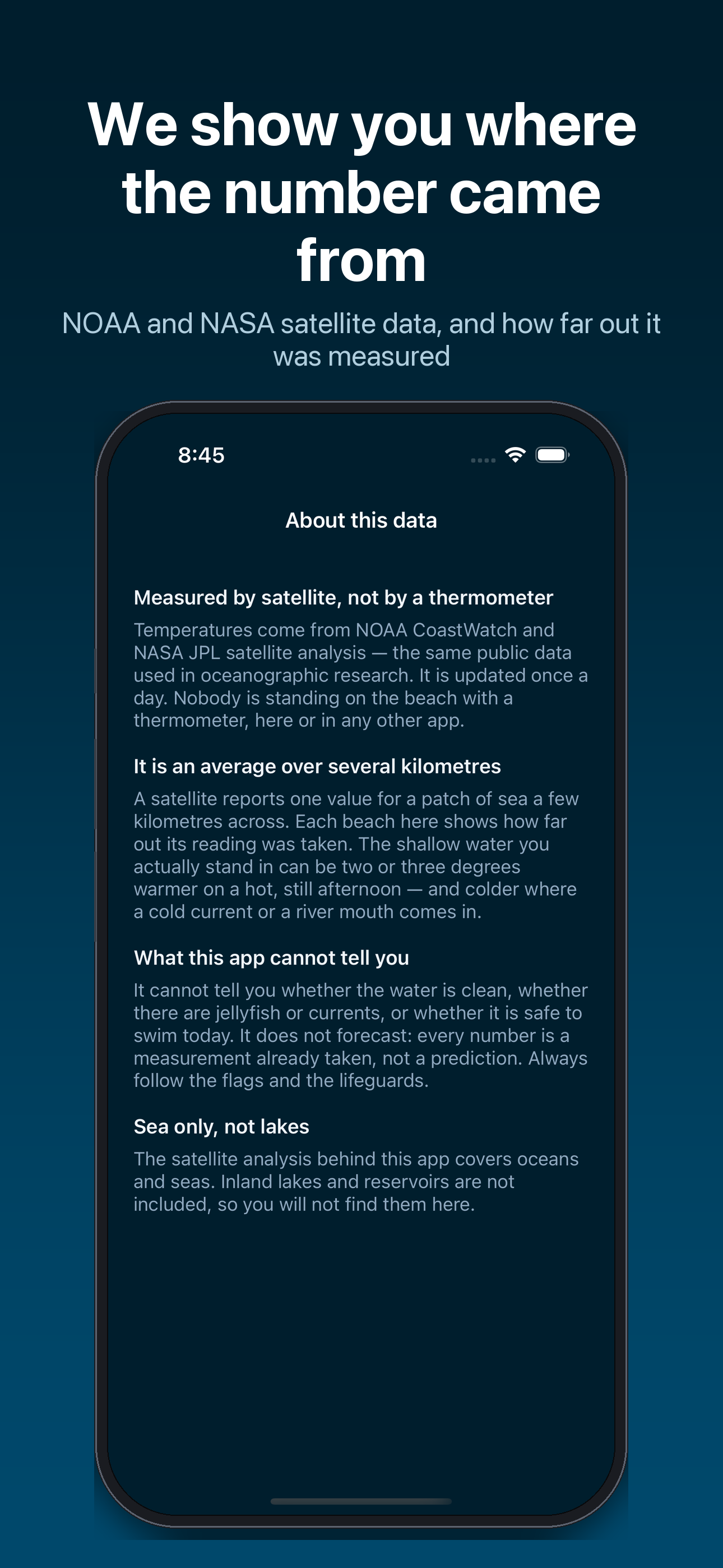 Sea Temperature: Water Temp screenshot 4