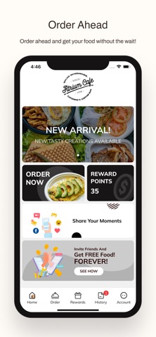 Atrium Cafe iPhone screenshot