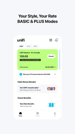 Unifi: New Stablecoin Wallet screenshot 1