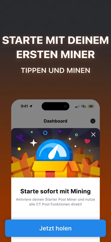 CT Pool: Krypto Mining App screenshot 1 of 8