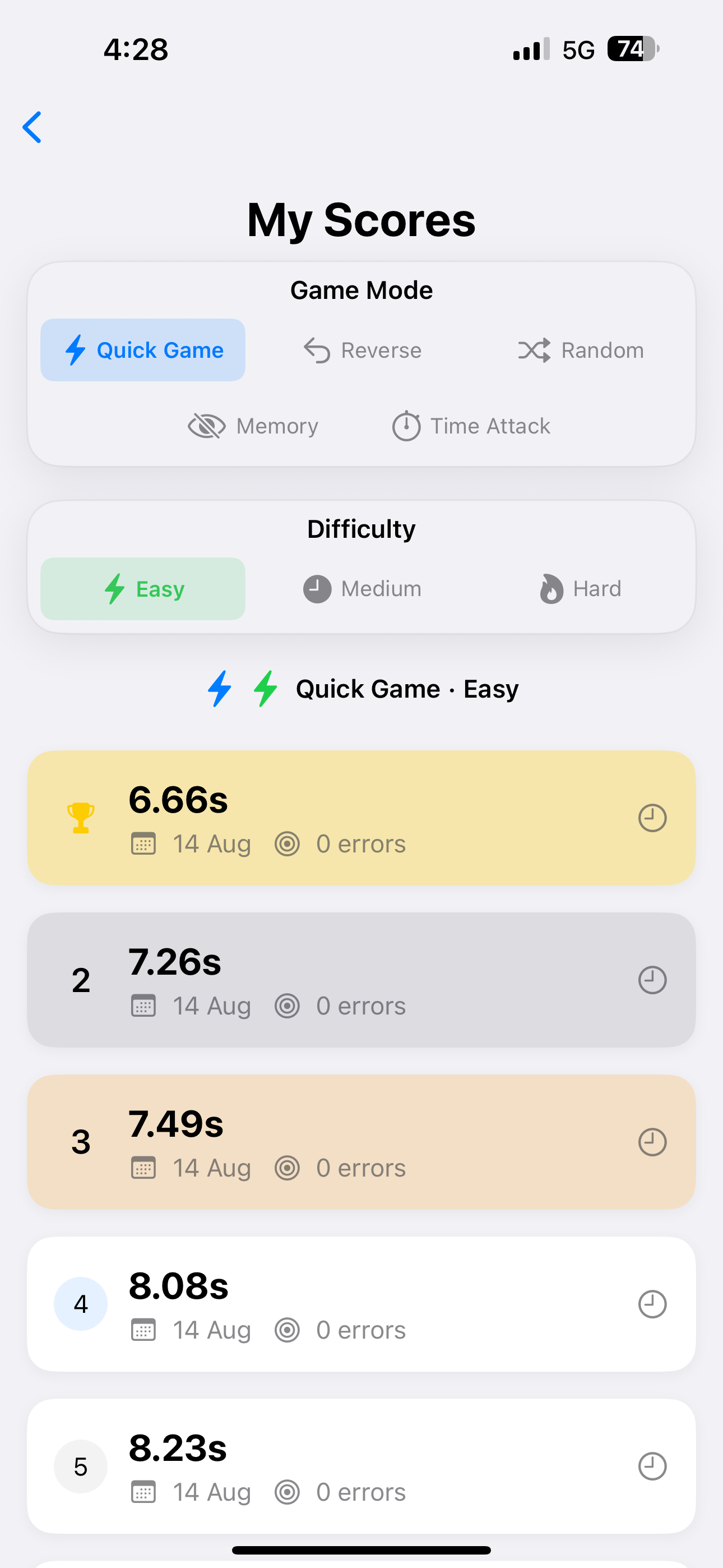 Tap Rush Challenge screenshot 4