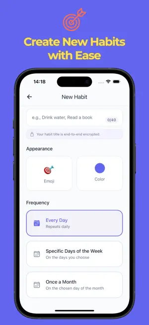Habit Tracker - Habitorm screenshot 1