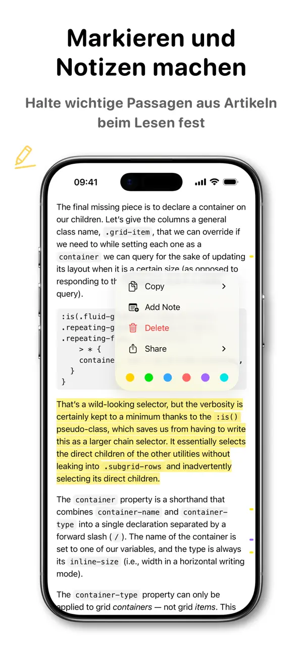 GoodLinks iPhone App Screenshot 4 – Nachrichten