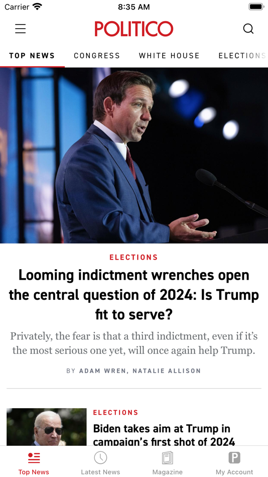 #1. POLITICO (iOS) By: POLITICO, LLC