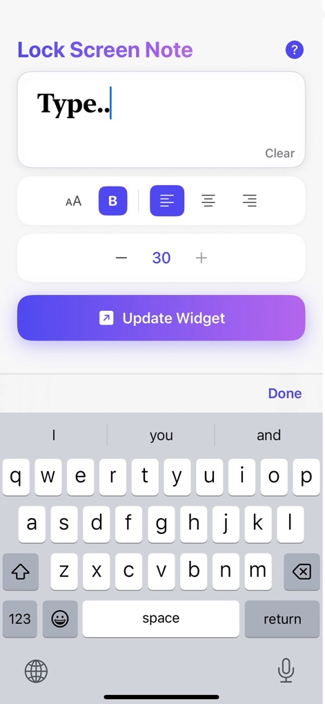 Lock Screen Note - Widget - Productivity App | MWM
