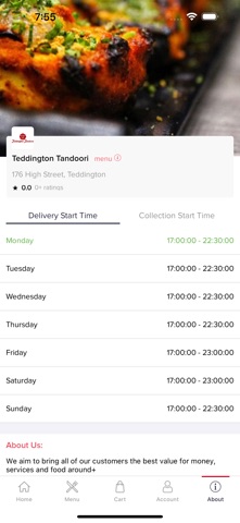 Teddington Tandoori Online screenshot
