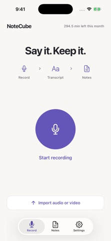 Voice Recorder Transcription Screenshot 1 of 5