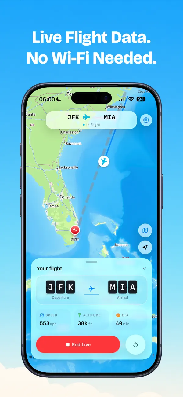 Screenshot #2 pour Sky Trace - Track Your Flight