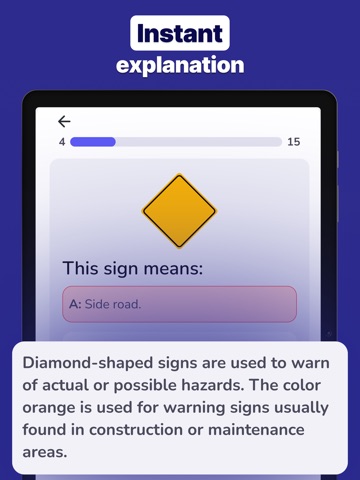 DMV Permit Practice Test・2026 iPad screenshot