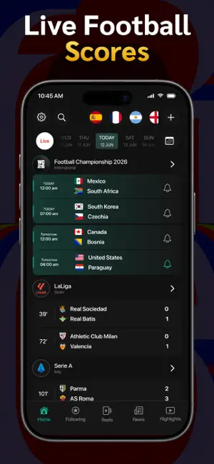 Football Live Scores, Fixtures screenshot 2