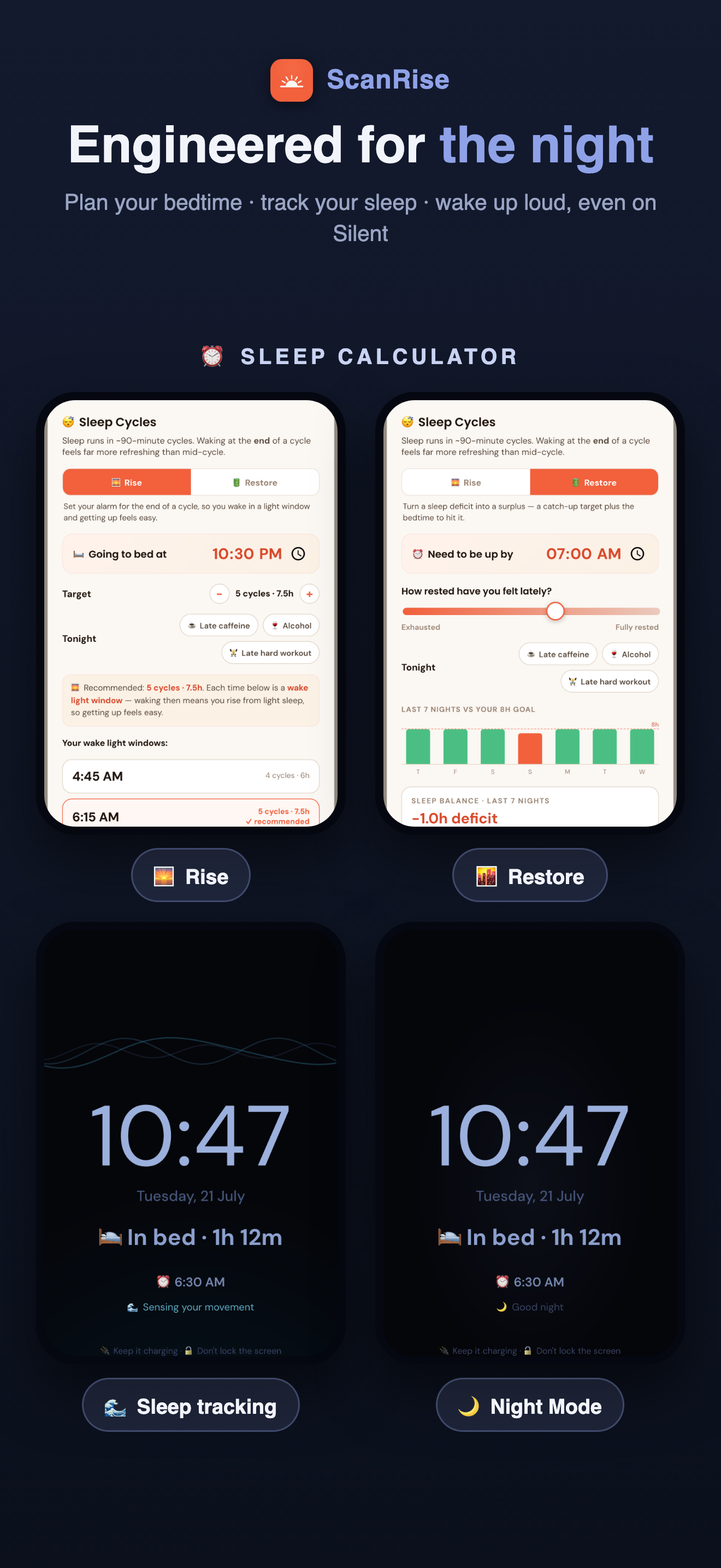 ScanRise: Alarm & Sleep screenshot 7