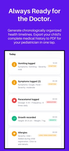 Growie: Your Child's Health screenshot