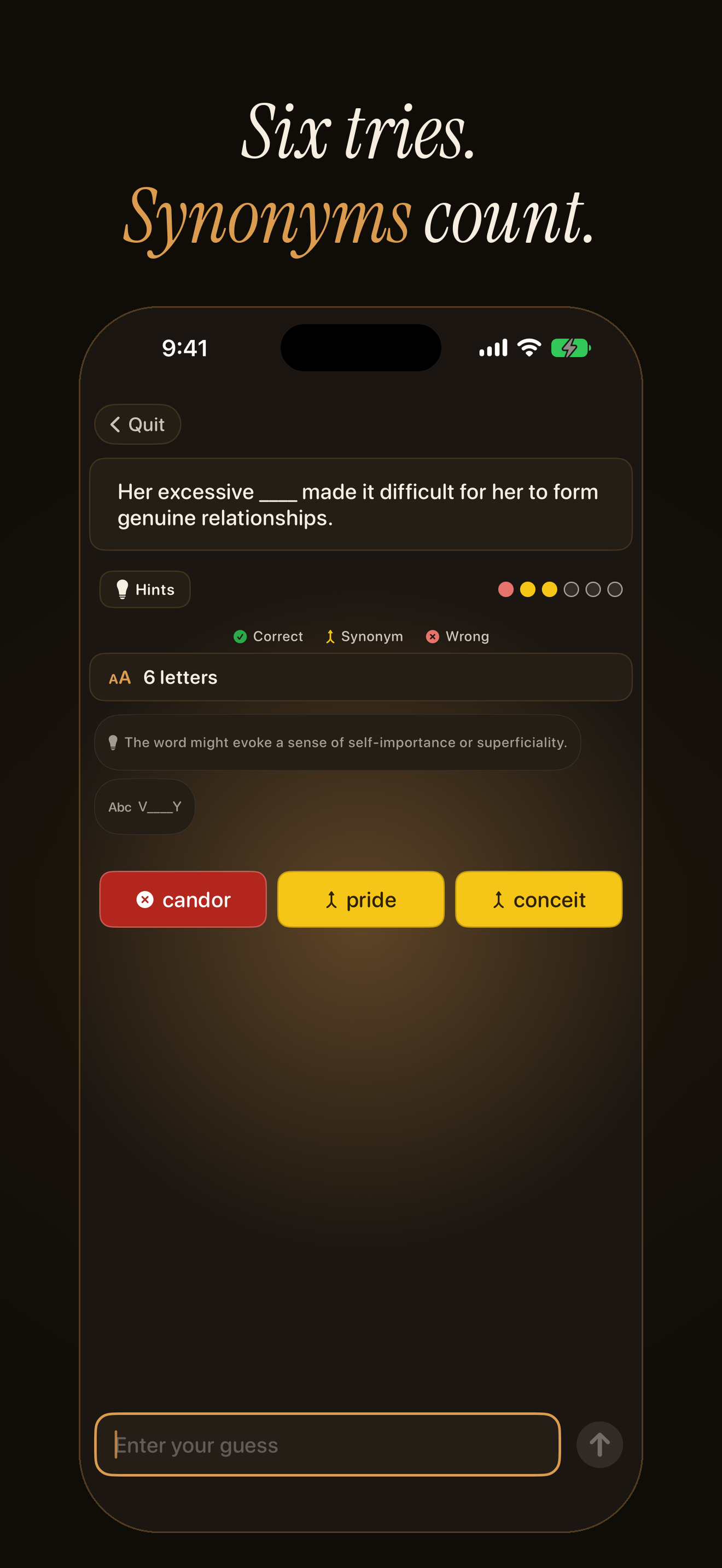 WordSage: Daily Word Game screenshot 2