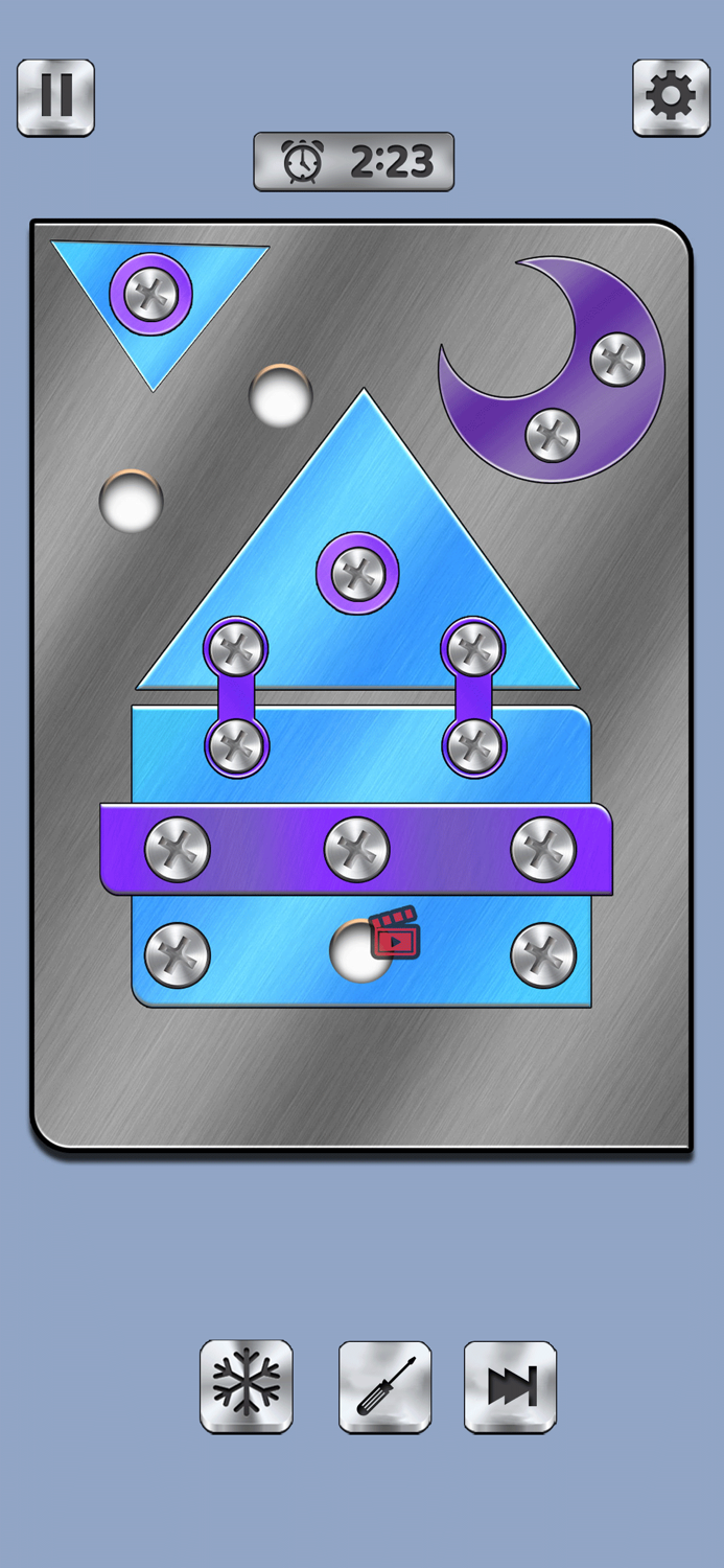 Screw Nuts And Bolts Puzzle 3D