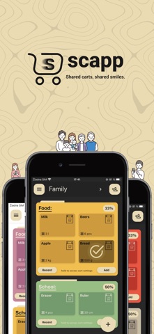 Scapp - Shared Shopping List screenshot