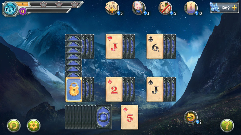 #8. Tri Peaks Solitaire 1 (iOS) 由: FIVE-BN STUDIO LTD