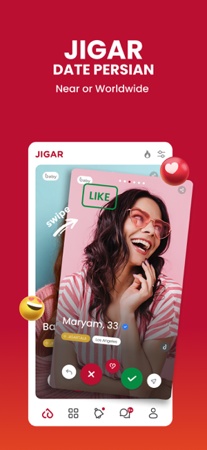 ‎JIGAR Persian Dating App Screenshot