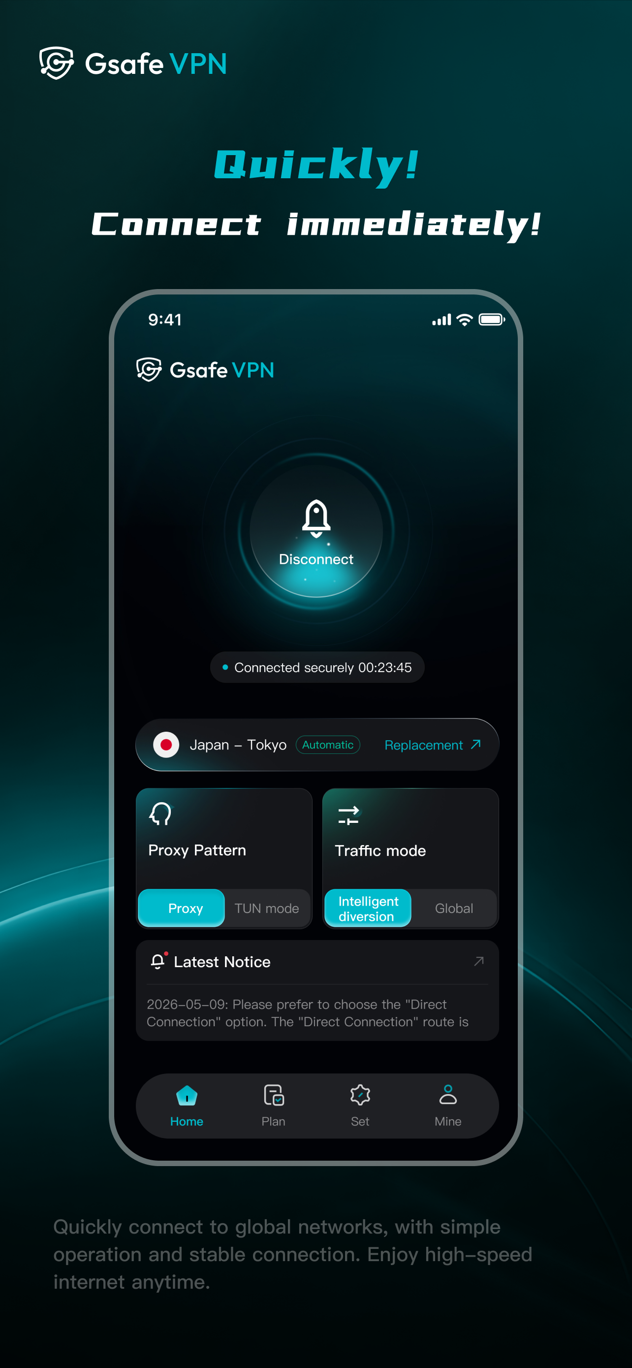GsafeVPN screenshot 2