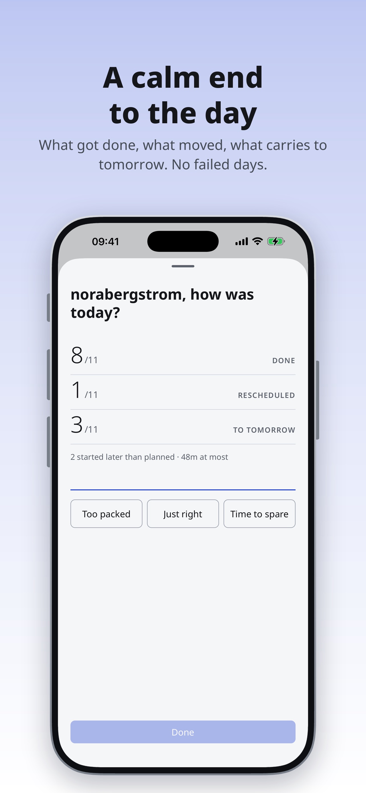 Screenshot 7 of Reflow: Planning & Recovery