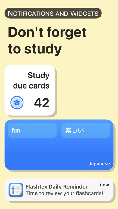 Flashtex: Learn Flashcards Screenshot