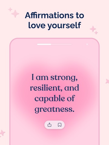 Flourish - Daily Affirmations iPad screenshot