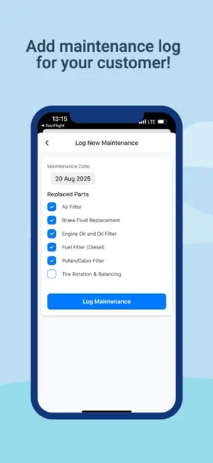 Service Maintenance Tracker screenshot 1
