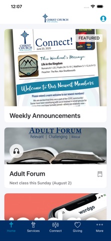 Christ Church Fox Chapel iPhone screenshot