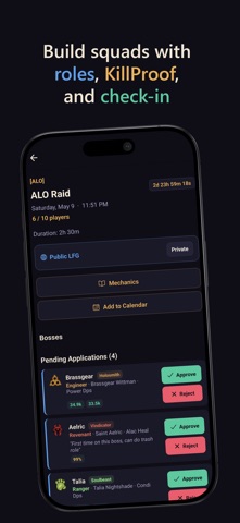 Tyria Planner iPhone screenshot