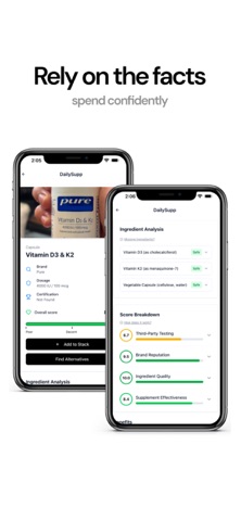 DailySupp - Supplement Scanner Screenshot 4 of 7
