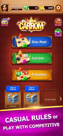 Carrom Pool: Disc Board Game iPhone screenshot