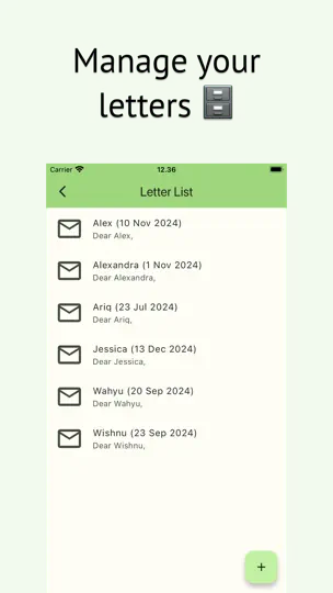 Screenshot von HBD: Birthday Letter Vault auf dem iPhone 5