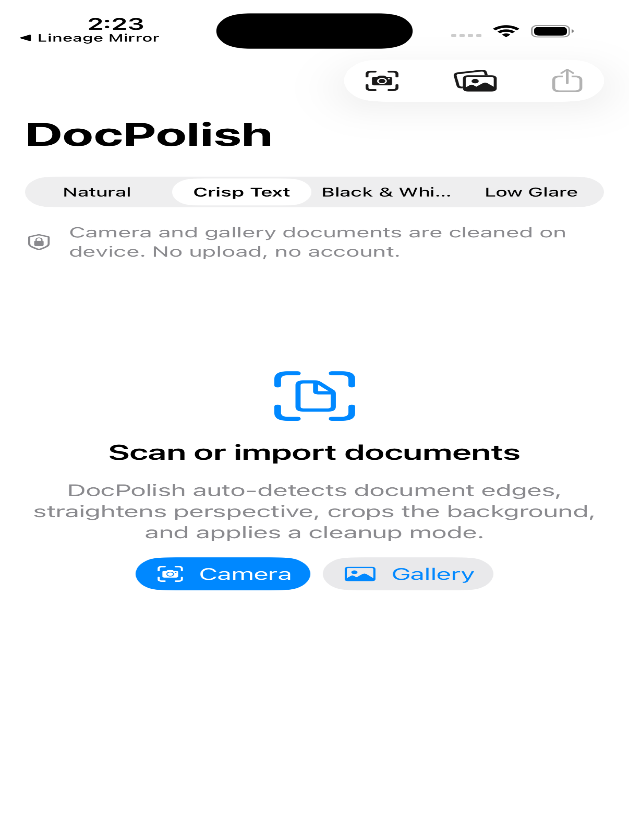 DocPolish screenshot 2