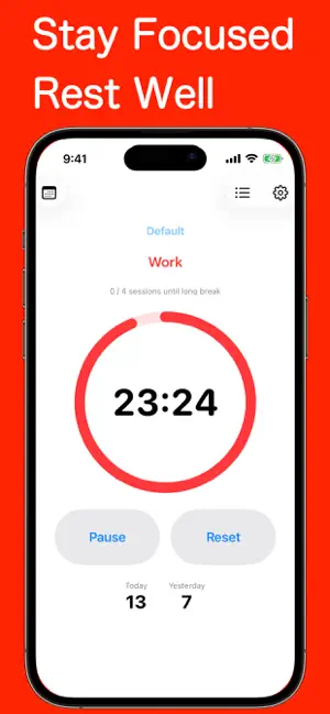 25-5 Timer - Focus Timer screenshot 2